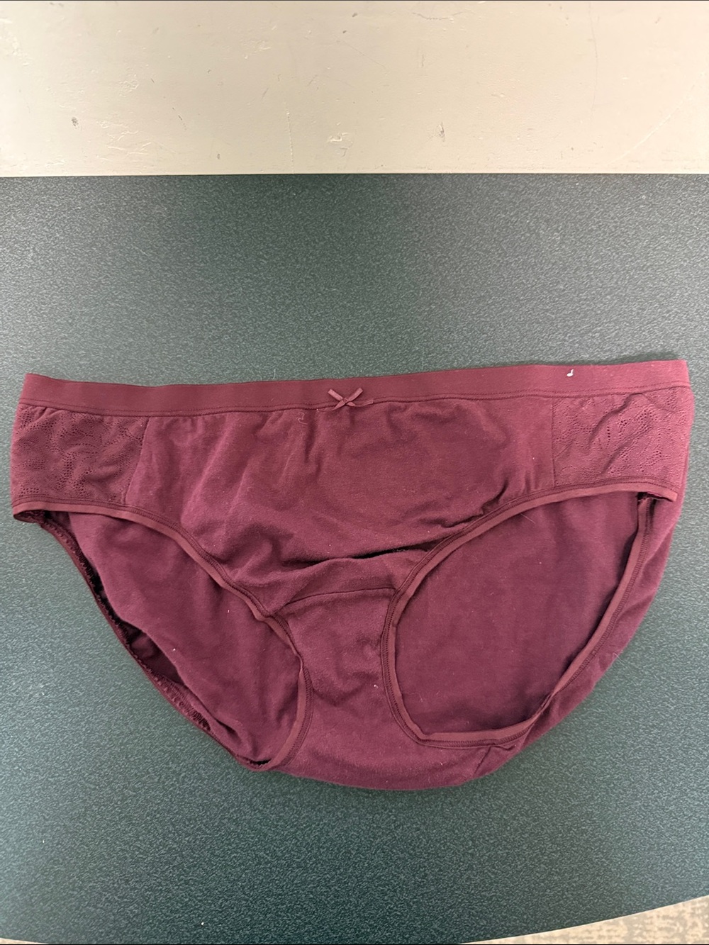Cacique Cotton Bikini Panty - Deep Wine